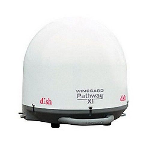 Rv trailer pathway x1 antenna white with receiver winegard pa2000r