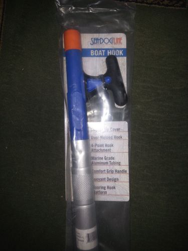 New sea dog 491021-1 aluminum boat hook 2-3' expandable buoyant up to 6 minutes