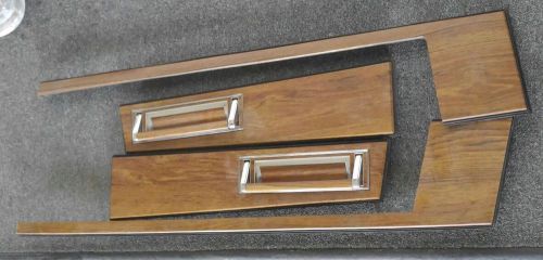 1984-85 cadillac eldorado interior door panel wood grain trim