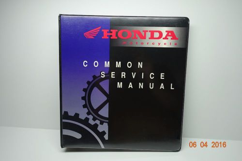 Honda motorcycle common service manual (late 1990's) 61cm001 english