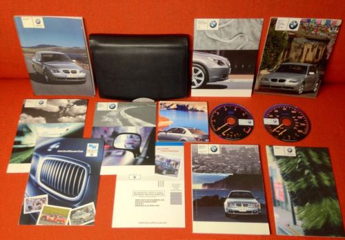 2004 bmw 525i 530i 545i owners manul w/ navigation section + *rare dvd/cd guide*