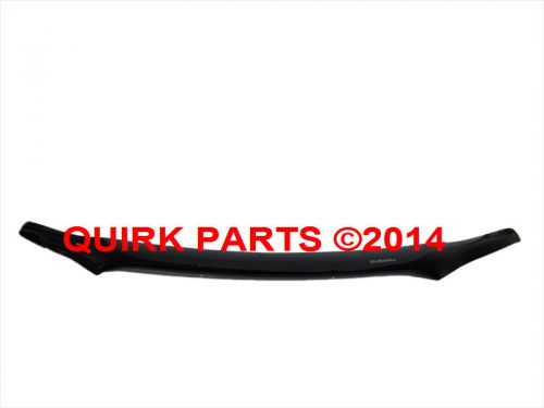 2008-2014 subaru tribeca hood deflector / bug shield protector genuine oem new