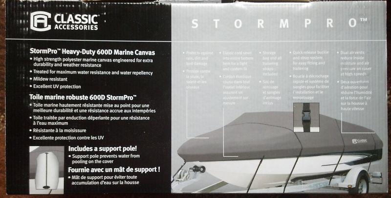 New in box classic accessories storm pro boat cover 88918 - stormpro model a 