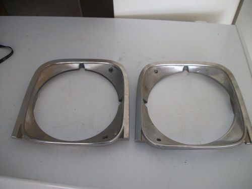 1971 chevelle ss headlight rings