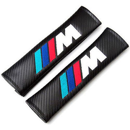 Find 2pcs BMW M Sport Car Seat Belt Cover Pads Shoulder Cushion For BMW