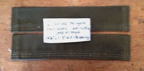 Wc dodge cckw m37 m715 m35a1 m54 army truck canvas tailgate chain covers