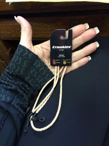 Croakies nwt leather sunglasses holder spec end