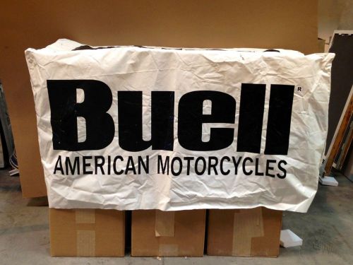 Buell haybale cover sign - used in old highway 40 motorcycle days