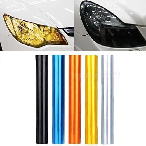 12 x 48" 5 tint headlight taillight fog light vinyl smoke film sheet cover epyg