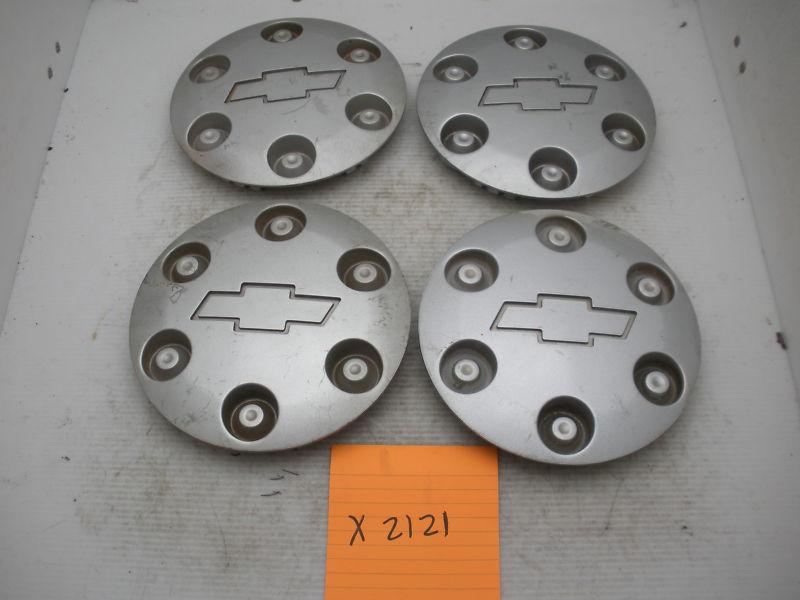 Set of 4 oem 04 05 06 07 08 chevy colorado  9593979 wheel hubcap centercap 