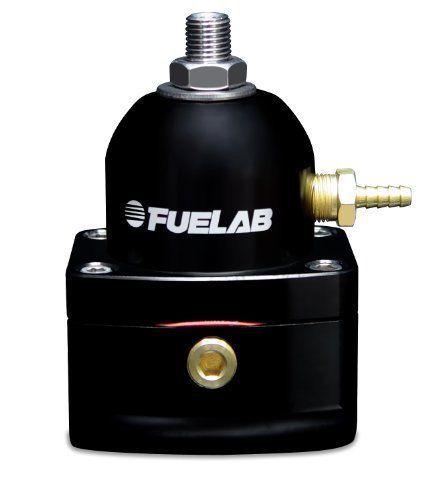 Fuelab 51501-1 universal black efi adjustable fuel pressure regulator