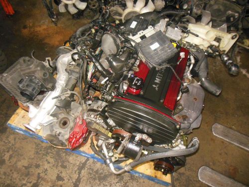 Jdm mitsubishi lancer evolution 8 engine ct9a 4g63 turbo engine 6 speed evo 8
