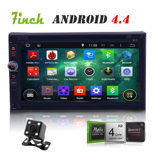 2din quad-core 7" android 4.4 mirror-link car stereo gps 3g wifi navi dvd player