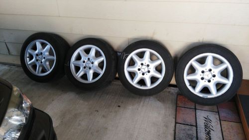 Mercedes benz oem wheels with tires (5x112) 205/55r16