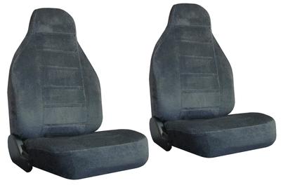 Breathable Cloth Covers for Seat & Steering Wheel w/ Floor Mats Charcoal Grey #8, US $61.91, image 2