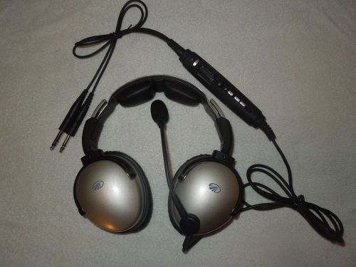 Lightspeed zulu anc enc aviation headset-refurbished-2 plug-bluetooth