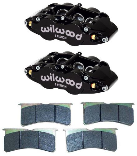 New wilwood narrow superlite 6r brake calipers &amp; pads,1.25&#034;,drag racing,race