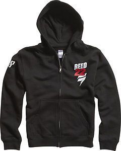 Shift dream big mens zip up hoodie black/white/red