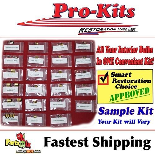 Mopar 1971 72 charger coronet w/rallye dash interior instrument panel bulbs kit