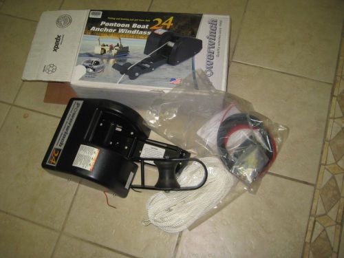 Windlass pontoon anchor system #24 winch