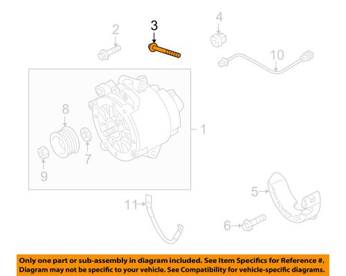 Porsche oem 10-16 panamera 4.8l-v8-alternator mount bolt 90038501401