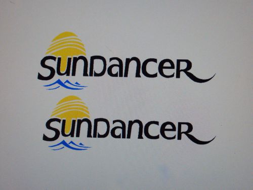 2 sea ray sundancer marine vinyl decals  sun dancer boat decals  24 inch