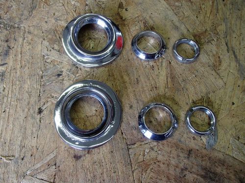 Nice set original chrome wiper arm trim 1962 buick electra 225 lesabre invicta