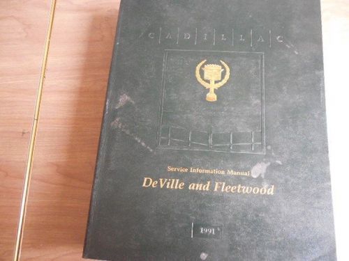 1991 cadillac deville fleetwood factory service shop manual