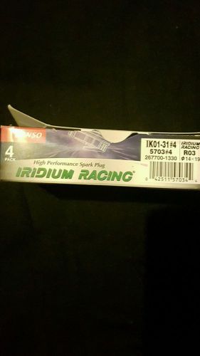 Denso iridium racing spark plugs ik01-31 ik0131 5703 set of 4