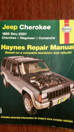 Jeep cherokee 1984 thru 2001 repair manual