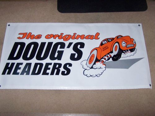 New - 4 ft by 2 ft - dougs headers  - banner  - gas monkey - street outlaws
