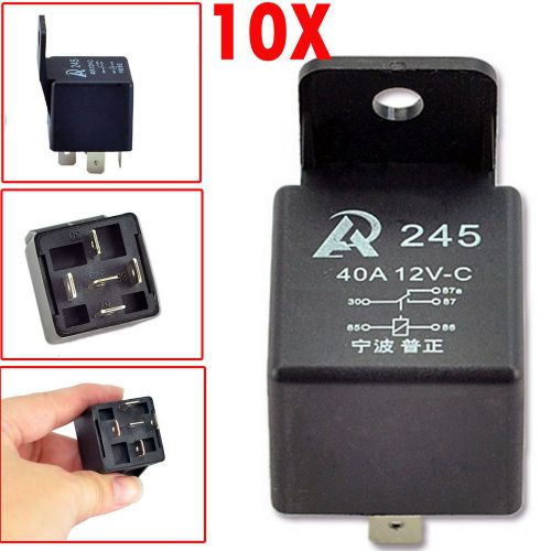 10pcs 12v volt spdt relay car automotive alarm 40 amp 40a sale
