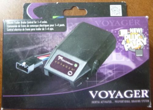 Tekonsha electric trailer brake conrol for 1-4 axles voyager plug &amp; play 9030