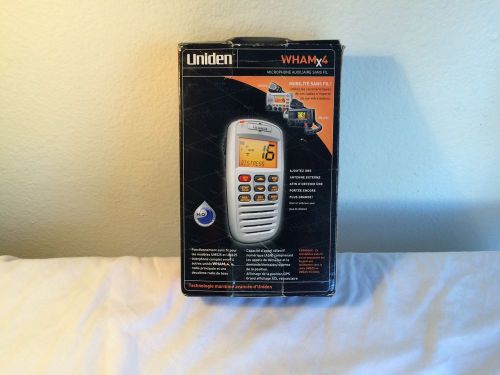 Uniden wham  x4 marine radio new in box!!! x 4 free shipping!!