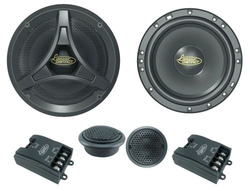 Lanzar dct6kt distinct series 6.5-inch 200w 2-way coaxial speaker component kit