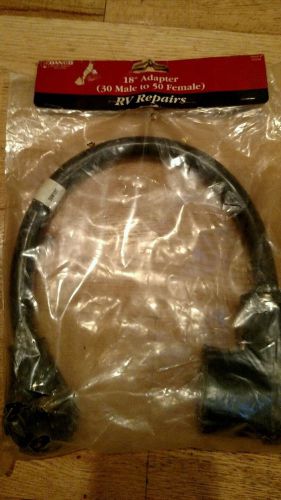 Danco rv corded adapter 30 amp male to 50 amp  female 18", 10/3, 30am50af18