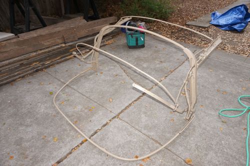 Porsche 356 original convertible folding top frame- restored