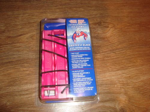 New pink ice claws snowmobile atv utv ice fishing