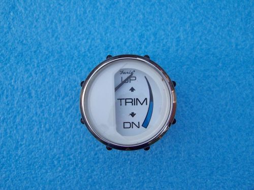 Faria chesapeake ss trim gauge for mercury/mercruiser/volvo dp/yamaha '01 &amp;newer