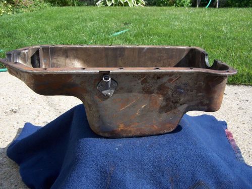 1949-53 ford flathead oil pan with dip stick &amp; tube 8ba