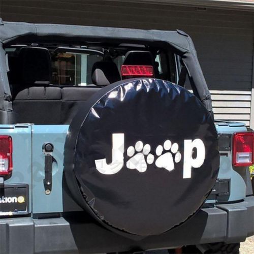 Paws spare wheel tire tyre case cover protector 32&#034; 33&#034; fit for jeep wrangler