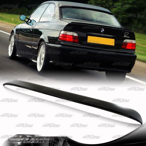 Black abs plastic rear window roof spoiler for 1992-1998 bmw e36 3-series coupe