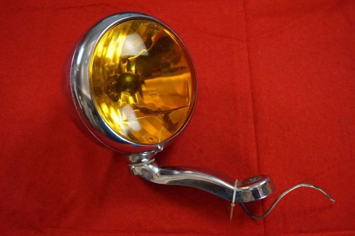 Vintage defiance pressed steel - defiance yellow car fog lamp