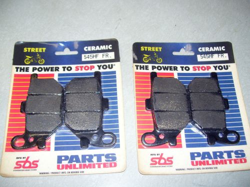 *2 sets yamaha front brake pads. xj650, xs750, xv750,xv920,xs1100,more (c8,3)