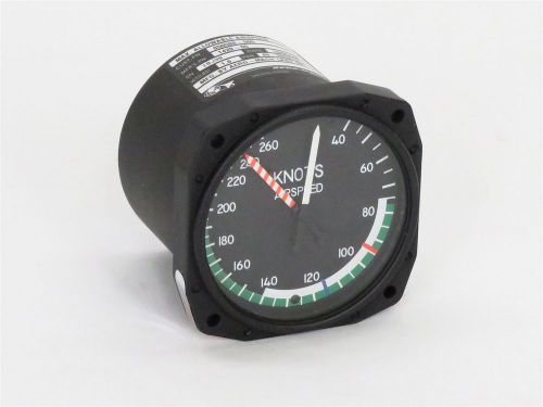 Overhauled twin commander airspeed indicator p/n 1429-05, 850586-505 aero-mach