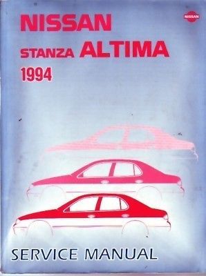 1994 nissan stanza altima factory shop service manual