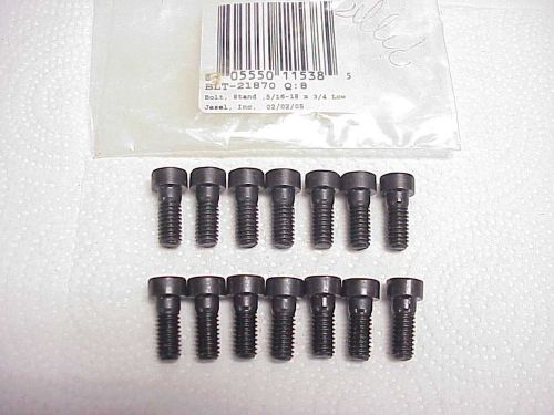 14 new 5/16-24 x 3/4" fine thread torx head bolts jesel   nascar nhra imca