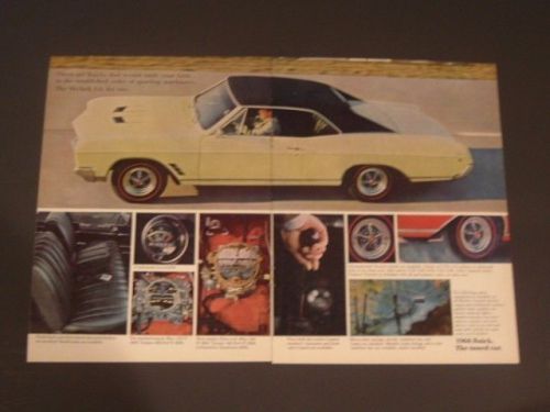 1966 buick gran sport 2 page g general motors print car ad gift 1965 1967