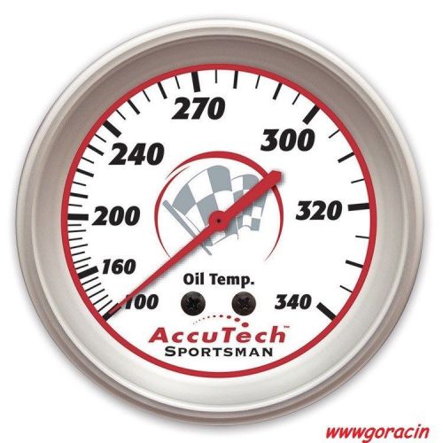Longacre accutech sportsman 2015 weatherproof oil temperature gauge 100 - 280 ~