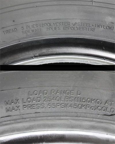 St225/75r15 load range d radial trailer tire - kenda loadstar - tr504